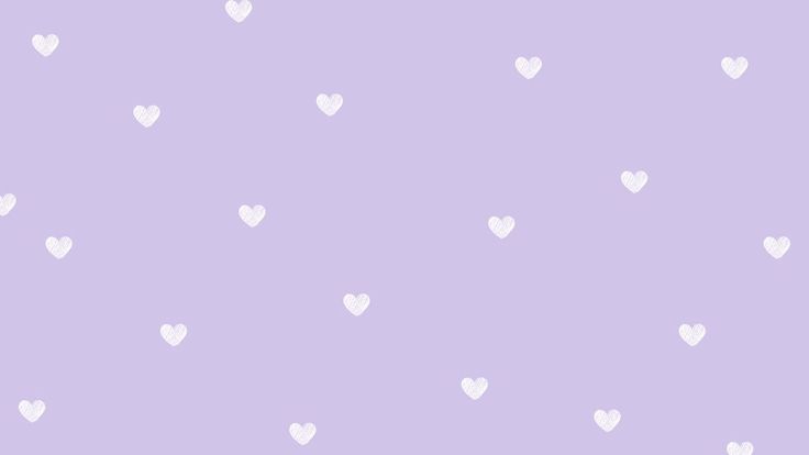 a purple background with white hearts in the shape of heart shapes on it's surface