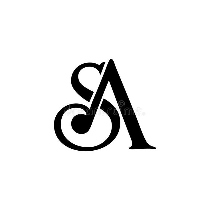 the letter logo is black and white royalty illustration