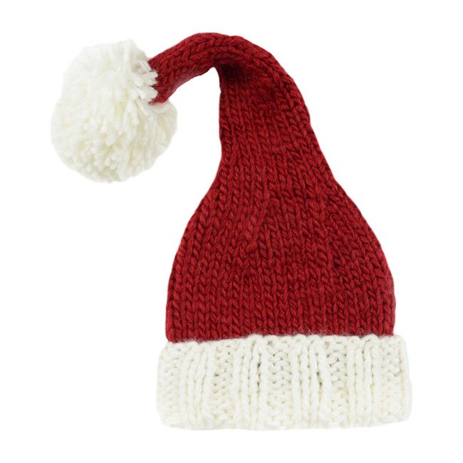 Nicholas Santa, Red and White - Baby Girl Accessories Hats & Mittens - Maisonette Reusable Advent Calendar, Holiday Plaid, Hand Knit Hat, French Knot, Boy Accessories, Buy Buy, Buy Buy Baby, Loungewear Set