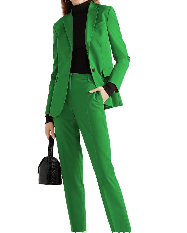 20% wool / 80% polyester. Flat. Include Blazer + Pants. Notch Lapel. Center Vent. Single Buttons. Real pocket. Full lined. Machine wash / Hand wash. Color or size customization please note in the order Tailored Green Pantsuit For Fall, Tailored Green Dress Pants For Fall, Green Notch Lapel Pantsuit For Fall, Green Office Suit With Pockets, Wool Suits With Straight Pants For Work, Classic Tailored Green Pantsuit, Tailored Green Pantsuit For Business Casual, Green Tailored Business Casual Pantsuit, Green Dress Pants With Pockets For Office