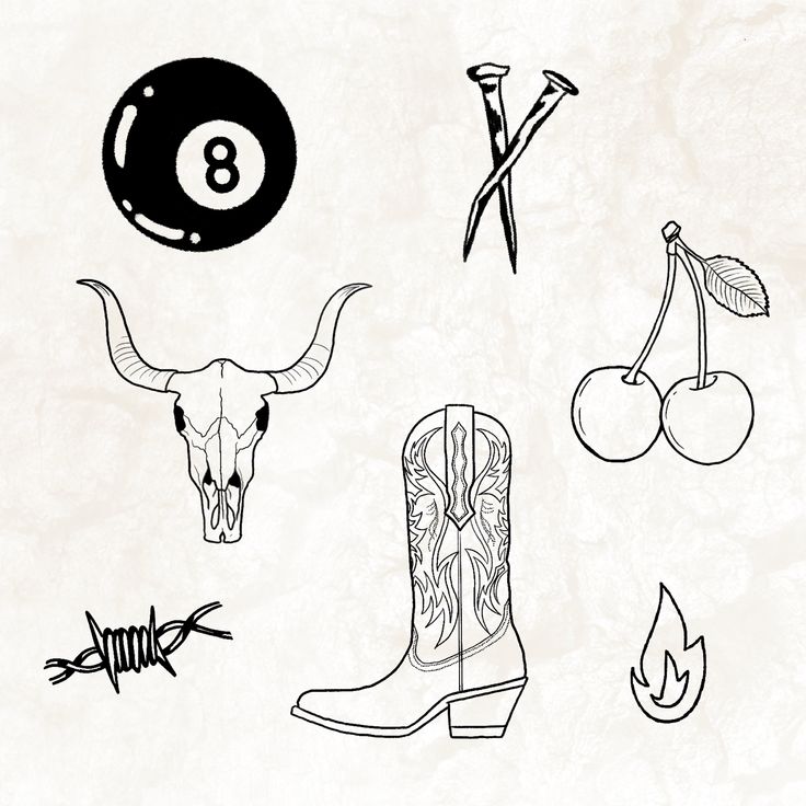 an image of various items that can be used for tattoos