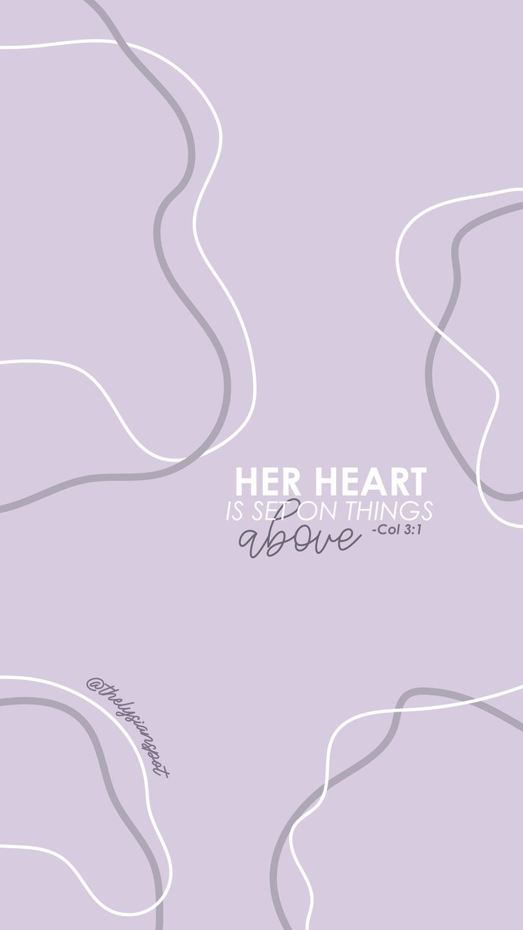 the cover art for her heart, above is an abstract background with lines and words