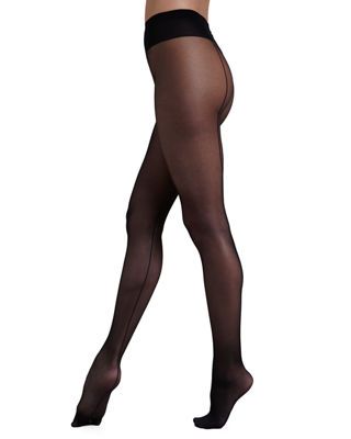 Wolford Individual 10 Back Seam Tights Lace Tights, Trendy Denim, Gothic Corset, Patterned Tights, Sheer Tights, Opaque Tights, Black Stockings, Great Legs, Nylon Stockings