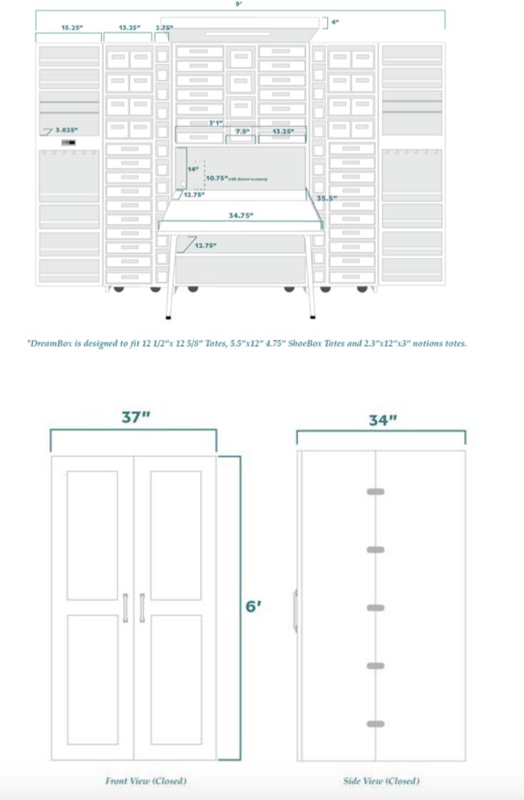 the measurements for an interior door and window