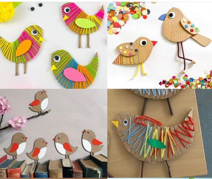 there are many different crafts made out of paper