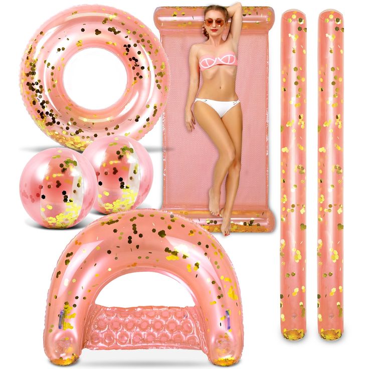 Rose Gold Pool Party, Water Hammock, Sport Pool, Pool Rafts, Giant Roses, Inflatable Pool Floats, Pool Chairs, Pool Noodles, 1 Rose