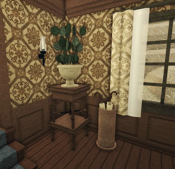 Bloxburg Victorian Furniture, Bloxburg Living Room Vintage, Bloxburg House Decor Ideas Living Room, Vintage Bloxburg Bathroom, Vintage Bloxburg House Interior, Castle Interior Bloxburg, Cottage Bloxburg Interior, Bloxburg Fancy Mansion, Victorian Houses Bloxburg