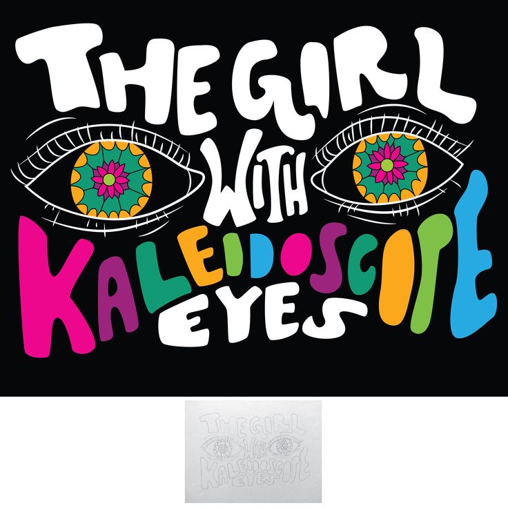 the girl with kaleisoe eyes is featured in this graphic art printable poster