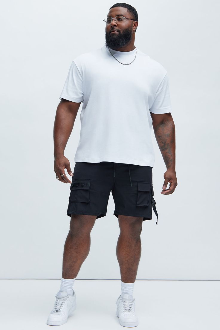 Available In White. Crew Neck Short Sleeve 100% Cotton Imported | Mens Davison Premium Short Sleeve Tee Shirt in White size Small by Fashion Nova Big And Tall Casual Short Sleeve Tops, Casual Big And Tall Short Sleeve Tops, Big And Tall Cotton Short Sleeve Tops, Big And Tall Short Sleeve Cotton Tops, Big And Tall Casual Short Sleeve Shirt, White Crew Neck, White Fashion, Mens Tees, Cargo Shorts