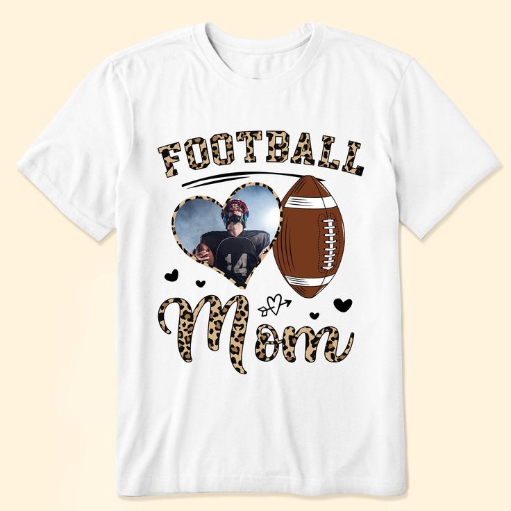 Elevate your game day spirit and style with our Personalized Shirt, the ultimate gift choice for football moms on birthdays, Mother's Day, Christmas, or any special occasion. Crafted with care, this shirt celebrates the unwavering support and dedication of football mothers. Customize it with a name or message to add a personal touch that reflects the unique bond between a football mom and her team. Whether worn on game days or throughout the year, this shirt is a fashionable and meaningful way f Game Day T-shirt With Team Name For Father's Day, Game Day Team Spirit T-shirt For Father's Day, Team Name T-shirt For Game Day On Father's Day, Team Name T-shirt For Game Day, Father's Day Game Day T-shirt With Team Spirit, Fan Apparel T-shirt For Game Day On Father's Day, Father's Day Game Day Fan Apparel T-shirt, Customizable Casual T-shirt For Football Season, Casual T-shirt For Game Day On Father's Day