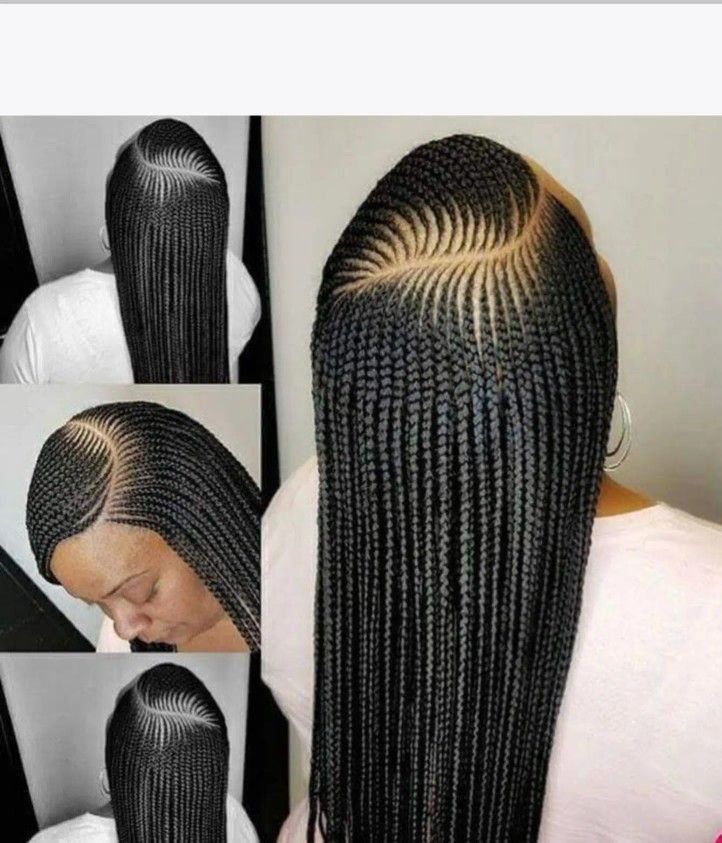 Two Layer Feed In Braids Side Part, 2 Layer Feed In Braids Cornrows, Parting Chart, 2 Layer Feed In Braids, Two Layer Feed In Braids, Layer Feed In Braids, Dressy Ponytail, Layer Feed, Alopecia Hairstyles