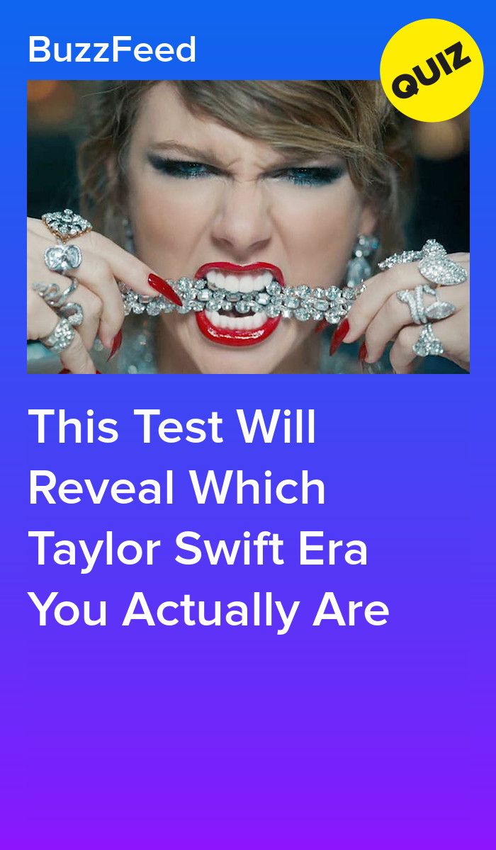 a woman with braces on her teeth and the words, this test will reveal which taylor swift era you actually are