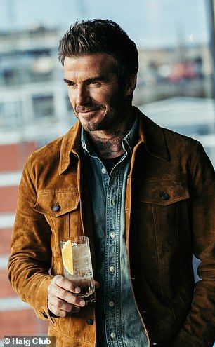 David Beckham learns to build a cask as he visits the Scottish home of his whisky brand Haig Club | Daily Mail Online Western Inspired Mens Outfits, David Beckham Style Outfits, David Beckham Style, Beckham Style, Mens Fashion Edgy, Rugged Style, Men's Leather Jacket, Mens Fashion Casual Outfits, Stylish Mens Outfits