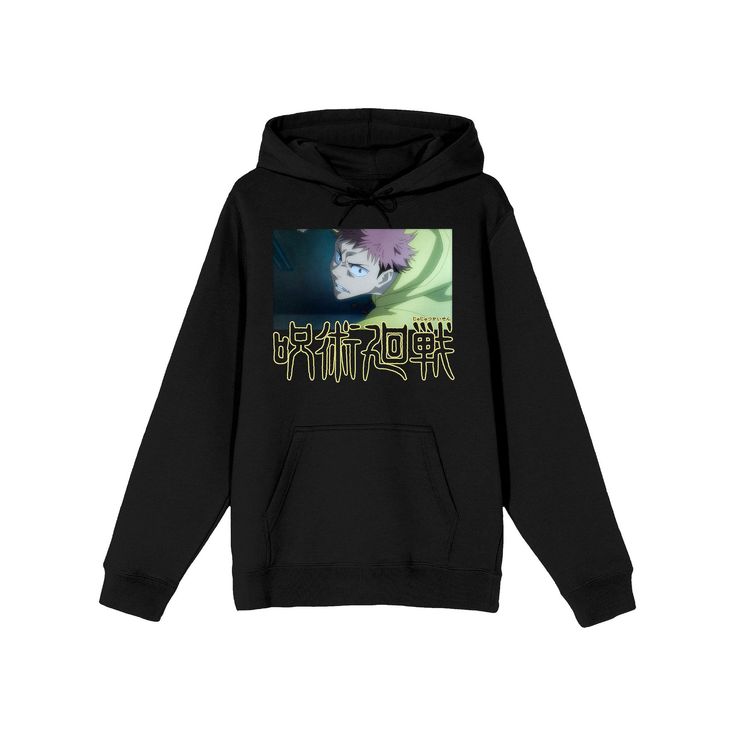 Anime and manga fans will love this Jujutsu Kaisen Yuji Itadori graphic hoodie. Anime and manga fans will love this Jujutsu Kaisen Yuji Itadori graphic hoodie. Hooded with drawstring Kangaroo pocket Long sleevesFABRIC & CARE Cotton, polyester Machine wash Imported Color: Black. Gender: male. Age Group: adult. Jujutsu Kaisen Yuji Itadori, Jujutsu Kaisen Yuji, Yuji Itadori, Anime And Manga, Graphic Hoodie, Jujutsu Kaisen, Graphic Hoodies, Jujutsu, Kangaroo Pocket