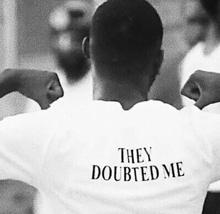 the back of a man's shirt that says they doubled me