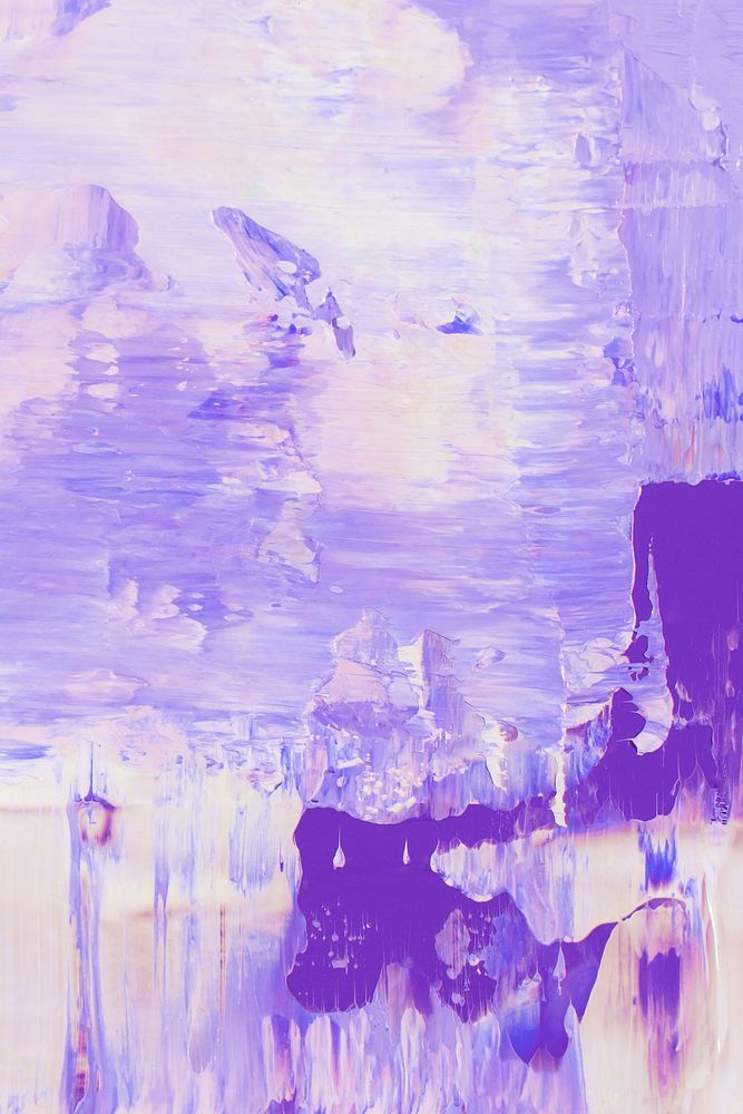 an abstract painting with blue and purple colors