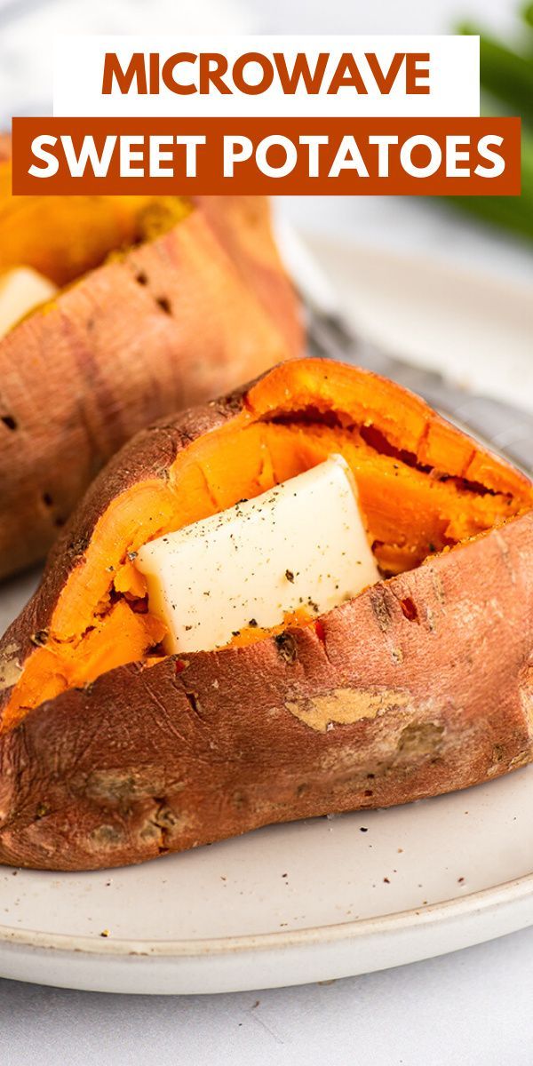 how to cook sweet potato in the microwave so fast and good for your dinner table