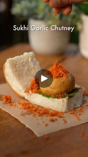 6.9K reactions · 679 shares | RECIPE ⬇️ MUMBAI STREET STYLE VADA PAV😍 Follow @tasty_cravingshub In one line, all we want to say is- THIS TASTES EXACT SAME AS Bombay ka Iconic Street Vada Pav!!! A Must Try Recipe for sure! 🎥 Credit @spoonsofdilli Ingredients used are- Fry some green chillies for a minute in oil Fry some garlic cloves in same oil For Besan batter- Besan- 1.5 cups Haldi (Turmeric) - 1 Tsp Ajwain- 1 Tsp Salt to taste Water as required to make the batter (roughly we have used around 2 cups water) For chura- Dil your fingertips in prepared besan batter. Roughly pour batter in oil and fry until super crispy! For Sukhi garlic chutney (Red chutney)- Prepared chura-1-1.5 cups Red chilli powder- 1 Tbsp Hing-1/2 Tsp Fried garlic cloves- 12-15 pcs Sat to taste Grind the ingredients Vada Pav Chutney Recipe, Red Chutney Recipe, Vada Pav Recipe, Red Chutney, Pav Recipe, Mumbai Street, Fried Garlic, Garlic Chutney, Fingerfood Party