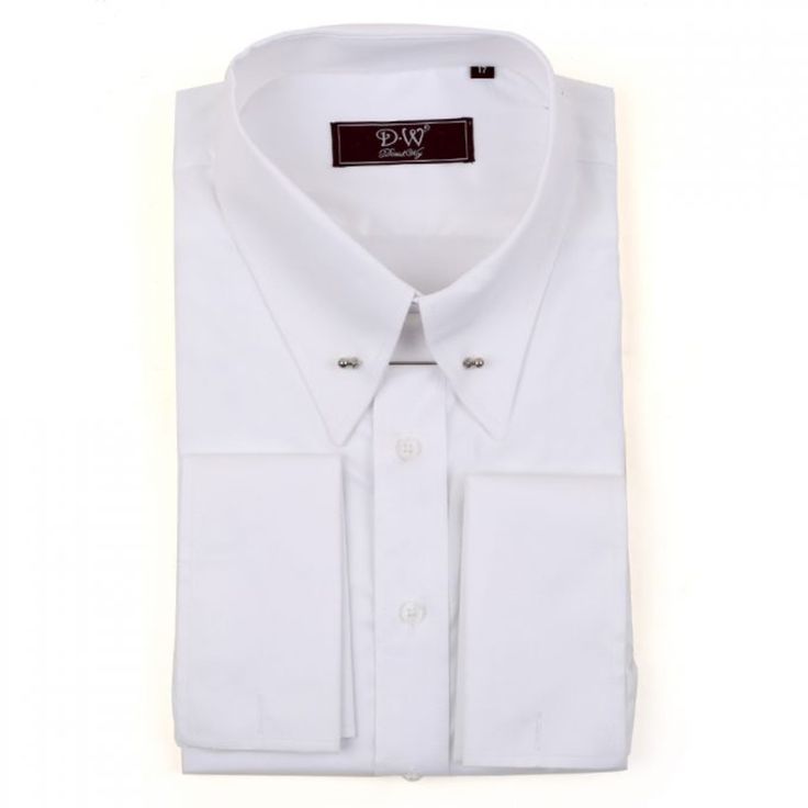 Our refined white pin-collar shirt has been expertly crafted to make you stand out – perfect for that awards evening or business dinner when first impressions really count. The quality poplin weave further elevates your look. Slim Fit Twill Shirt Pin Collar Double Cuff 100% Cotton Machine Washable Machine Washable Pin Collar Shirt, Mens Dress Hats, Business Dinner, Collar Shirt Men, Italian Suit, Shirt Pins, Double Cuff, White Pin, Stocking Fillers For Her