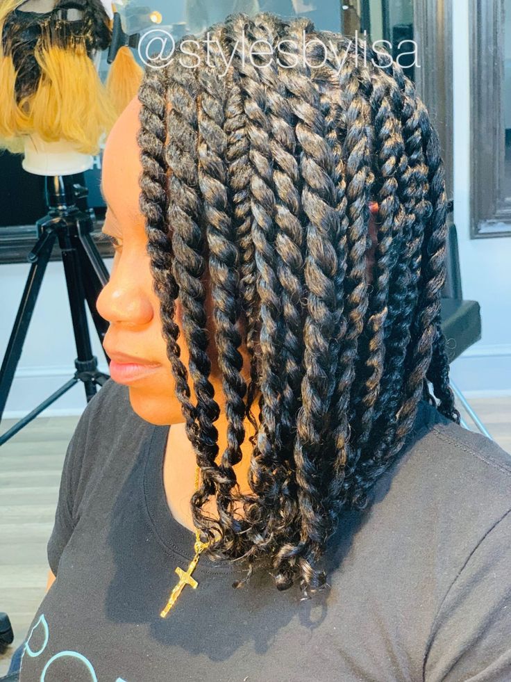 60 Beautiful Two-Strand Twists Protective Styles on Natural Hair - Coils and Glory Twist With Added Hair, Twists Protective Styles, Styles On Natural Hair, 2 Strand Twist Styles, Natural Hair Flat Twist, 2 Strand Twist, Two Strand Twist Hairstyles, Short Hair Twist Styles, Flat Twist Hairstyles