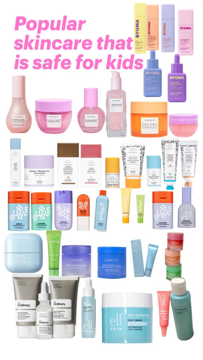 Skincare For Kids, Inexpensive Skin Care, Popular Skincare, Kids Skin Care, Popular Skin Care Products, Cheap Skin Care Products, Sephora Skin Care, Safe Skincare, Basic Skin Care Routine