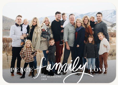 a family photo with the words family love on it