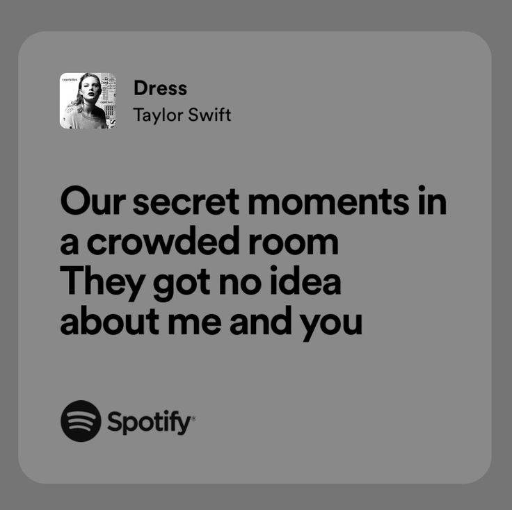 a quote from taylor swift about how to use spotify