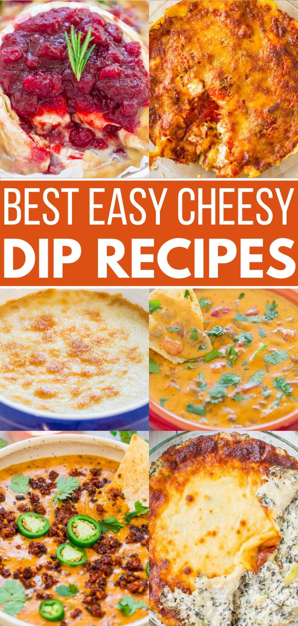 the best easy cheesy dip recipes