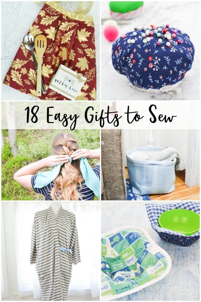 18 Easy Gifts to Sew • Heather Handmade Sew Wedding Gift, Hand Sewn Gift Ideas, Sewing Gift Ideas For Women, Easy Gifts To Sew, Gifts To Sew, Sew Tutorials, Advanced Sewing Projects, Tea Towels Diy, Tote Bag Pattern Free