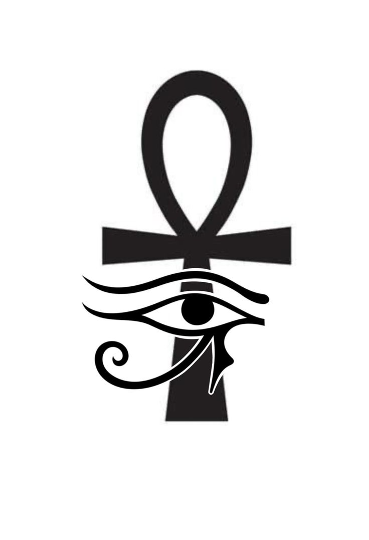 an egyptian symbol with the eye of horus