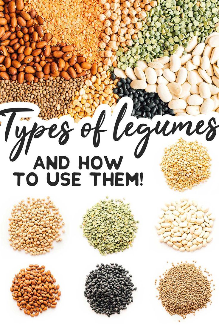 different types of legumes and how to use them on the cover of an article