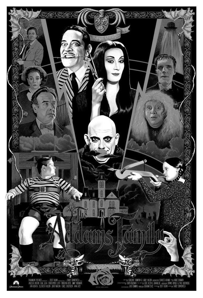 the addams family movie poster