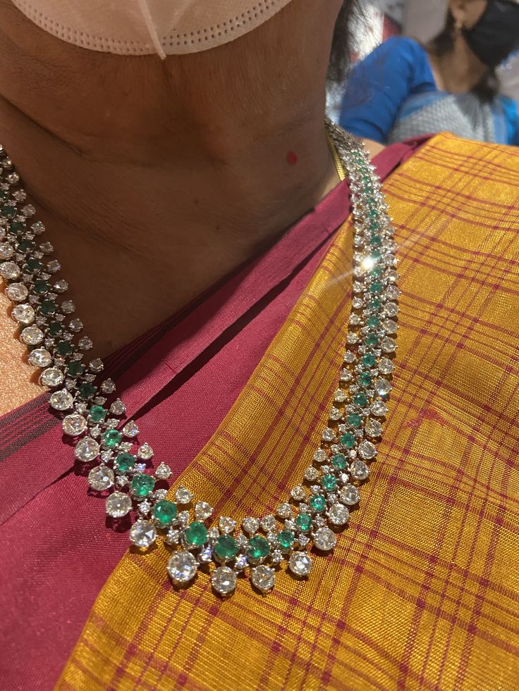 Polki Daimond Jwellery, Dimond Neckless Jewelry, Chokers Gold, Beaded Wedding Jewelry, Fashion Jewelry Necklaces Gold, Office Jewelry, Bridal Necklace Designs, Neck Pieces Jewelry, Gold Pearl Jewelry