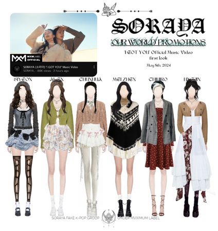 Soraya_official on ShopLook | The easiest way to find the perfect outfit Fashion Vocabulary, Outfit Maker, Outfit Shoplook, Stage Outfits, Kpop Outfits, I Got You, Your Music, Pop Group, First Look