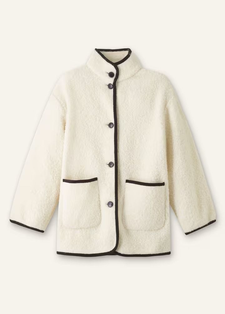 The Perfect Super Soft Cardigan Coat Ivory White Wool Cardigan For Work, Cream Wool Long Sleeve Sweater Coat, White Wool Sweater Coat For Work, White Wool Outerwear For Work, Cozy White Sweater Coat For Work, Cozy White Wool Cardigan, Cozy White Cardigan For Work, Cozy White Workwear Cardigan, Denim Suit