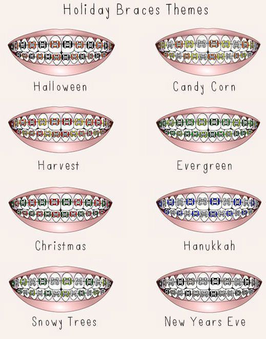 braces colors | Holiday Braces Color Ideas!!: Braces Teeth Colors, Braces Colors… Holiday Braces Colors, Braces Colors For Christmas, August Braces Colors, Braces Combination Colors, Dental Braces Colors, Braces Colors Combinations, Invisible Teeth Braces, Braces Ideas, Braces Bands