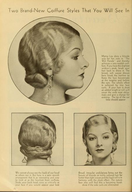 1920s Chignon, 1920 Flapper Hairstyles, 1930 Hair, 30s Hair, 1920's Hair, 1930s Hairstyles, 1920 Hair, 1930s Hair, Historical Hairstyles