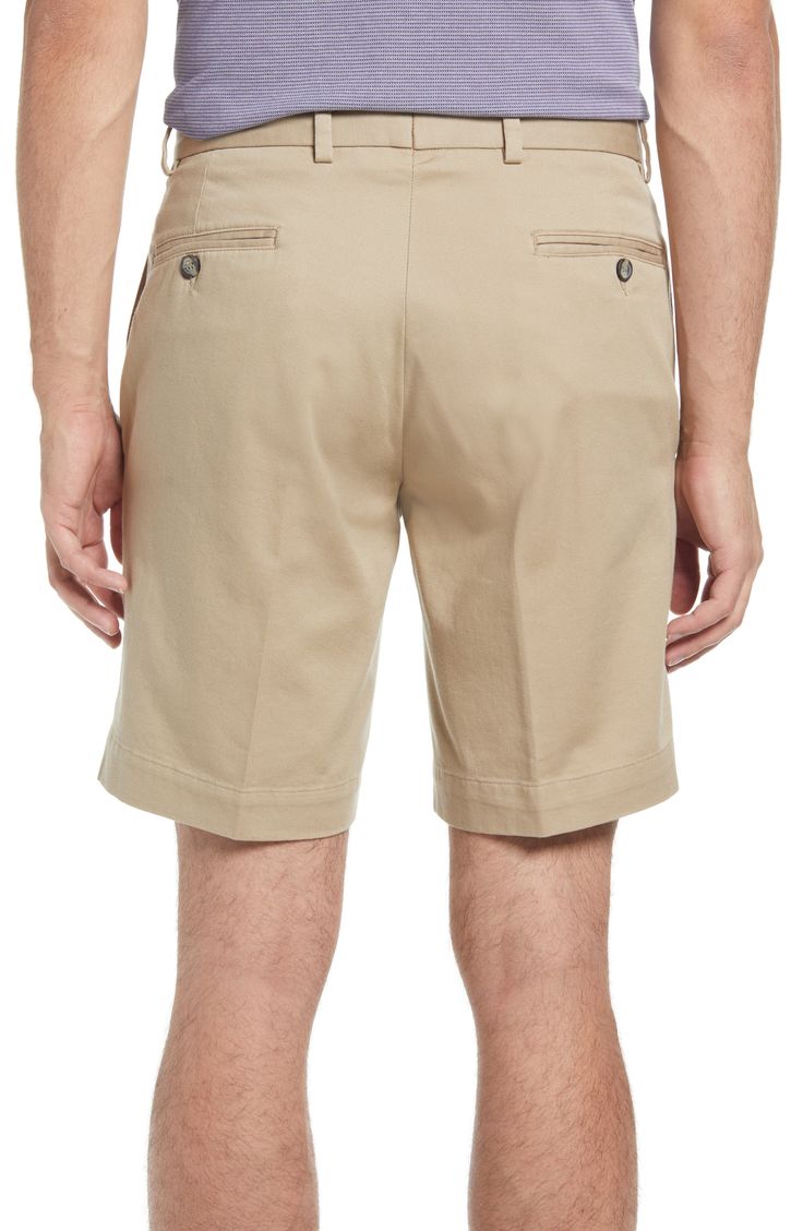 Flat-front styling adds everyday appeal to versatile shorts made from heavyweight cotton that's enzyme washed for easy comfort. Style Name:Berle Charleston Flat Front Chino Shorts. Style Number: 6574568. Relaxed Fit Bermuda Shorts With 5-inch Inseam, Cotton Bermuda Shorts With Built-in Shorts, Classic Fitted Shorts With Side Pockets, Summer Classic Chino Cotton Twill Bottoms, Cotton Bermuda Shorts With 5-inch Inseam For Summer, Classic Summer Bottoms In Chino Cotton Twill, Classic Cotton Bottoms For Spring, Fitted Cotton Shorts With Side Pockets, Classic Spring Cotton Bottoms