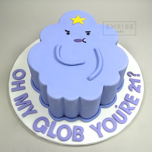 there is a cake that says, oh my glob youre on it