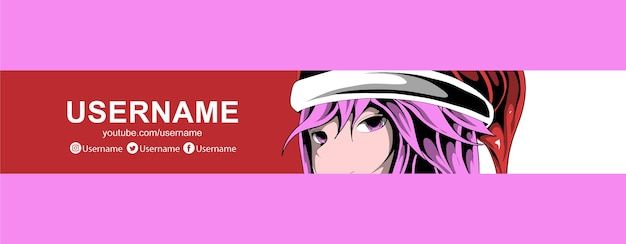 an anime character with pink hair and purple eyes is shown in the center of this business card