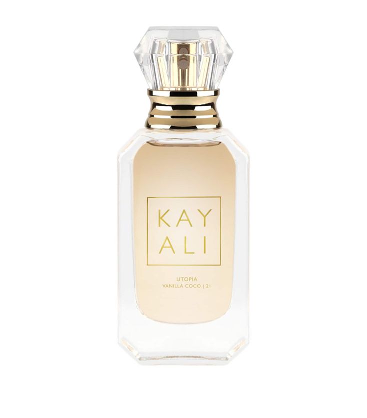 Translating from Arabic to ‘my imagination’, the Kayali line from Huda Beauty is formulated by sisters Huda and Mona Kattan. Reflecting the duo's heritage and the elegant sophistication of the Middle East, the Kayali Utopia Vanilla Coco 21 eau de parfum instantly captivates the senses with its fusion of sweet honeysuckle and jasmine upon a base of rich vanilla bourbon and musk. Kayali Utopia, Key Notes, Vanilla Orchid, Highlighter Brush, Make Up Remover, Oil Moisturizer, Pat Mcgrath, Body Makeup, Aftershave