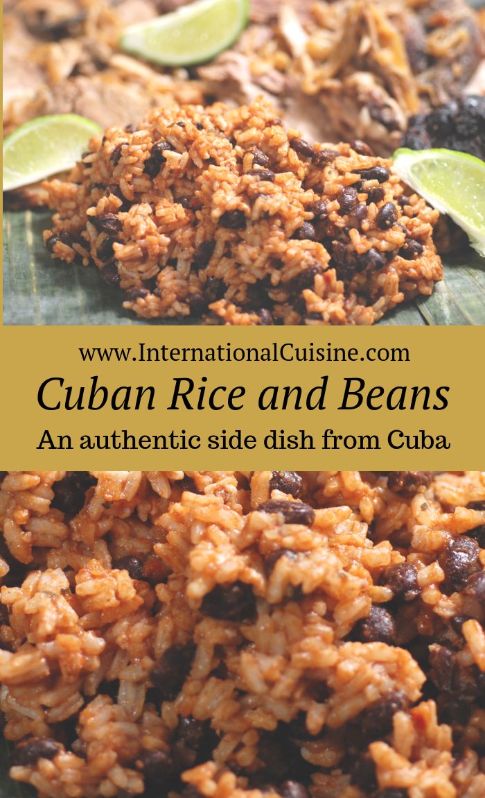 cuban rice and beans an authentic side dish from cuba