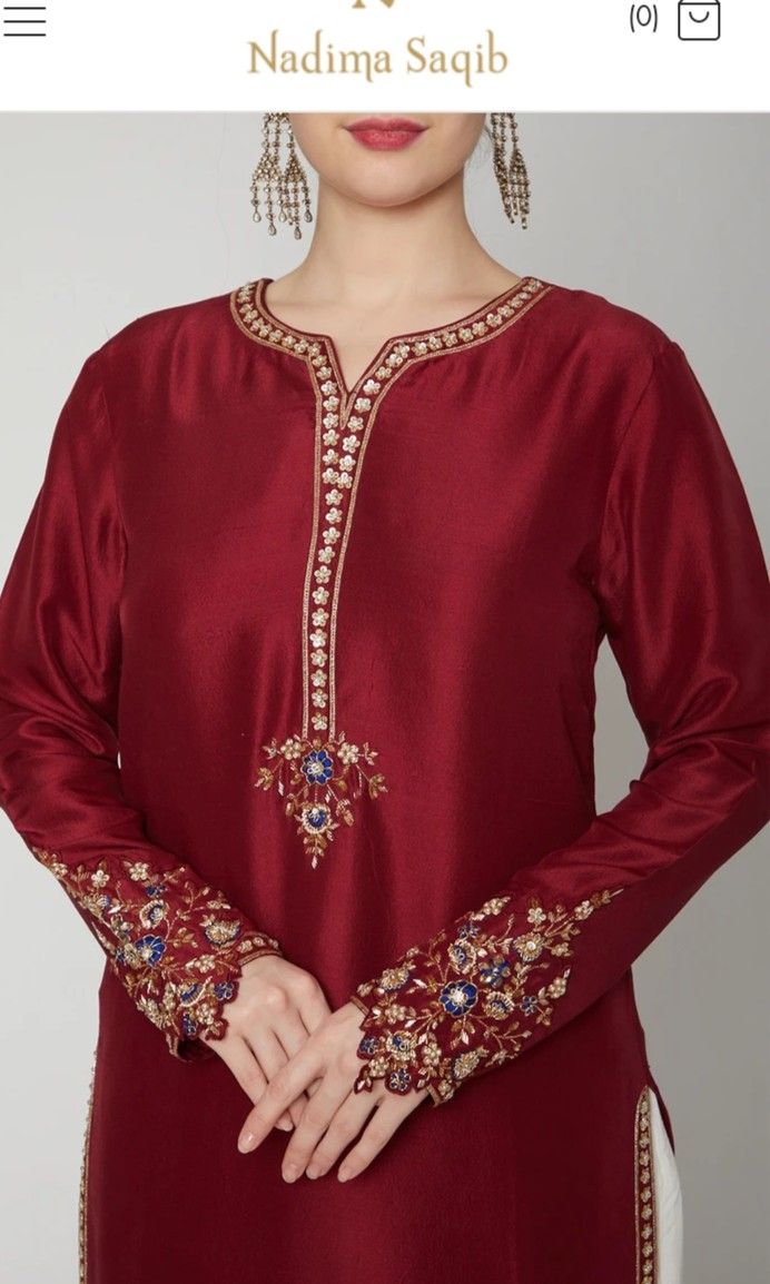 Zardozi Suits, Embroidery Fashion Detail, Lace Dress Design, Velvet Dress Designs, Latest Dress Design, Pakistani Fashion Party Wear, Kurta Neck Design, Dress Design Patterns, Sleeves Designs For Dresses