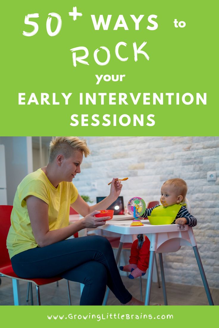 a baby sitting in a high chair with the words 50 + ways to rock your early invention session