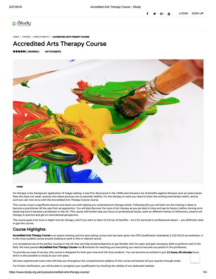 Accredited arts therapy course istudy Art Therapy Courses, Environmental Art, Art Therapy, Physical Therapy, Personal Development, To Work, Home Art, Art