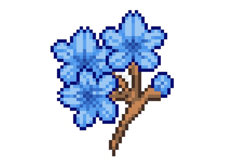 Blue Notion Icon Gif, Blue Icons Notion, Blue Pixel Art Icon, Everskies Collage, Blue Pixel Art, App Ikon, Blue Emoji, 8bit Art, Blue Plants