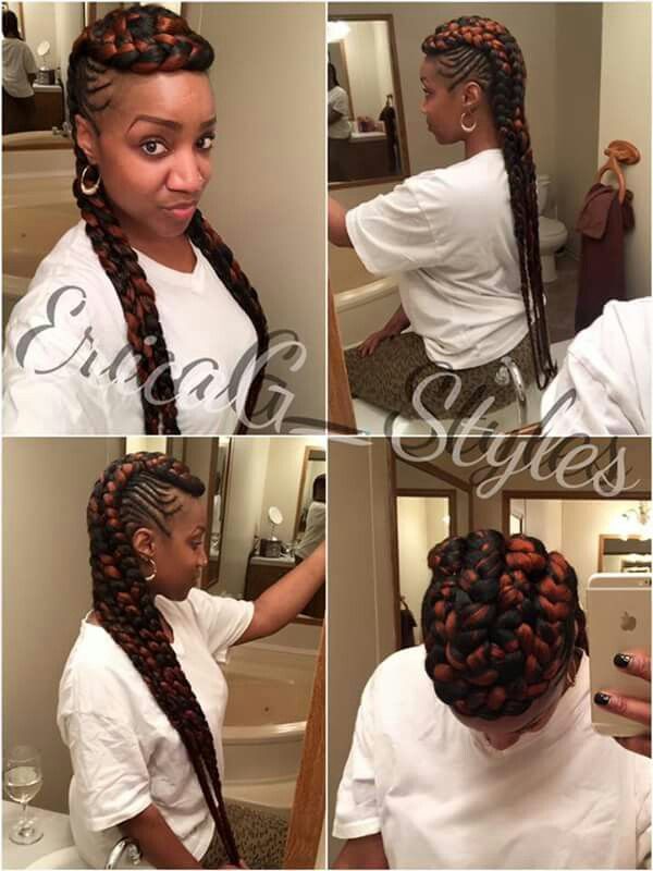 Love this style Cardi B Braids, Black Hair Thick, Styles For Hair, Braids Mohawk, Medium Hairstyles For Thick Hair, Thick Braids, Braided Mohawk Hairstyles, Hairstyles For Thick Hair, Black Hair Updo Hairstyles