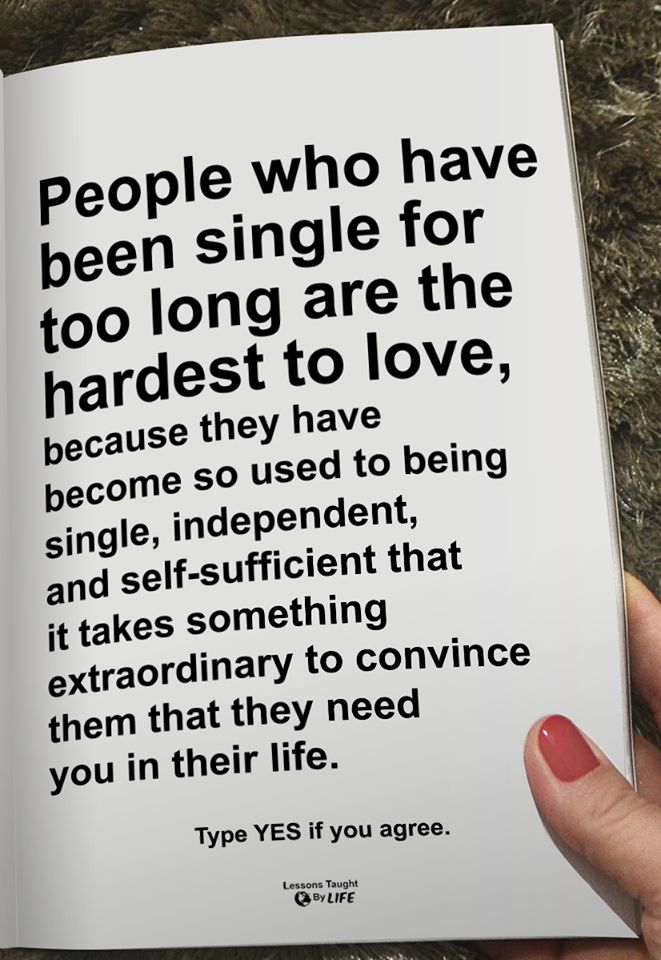 a person holding an open book in their hand with the words people who have been single for too long are the hardest to love