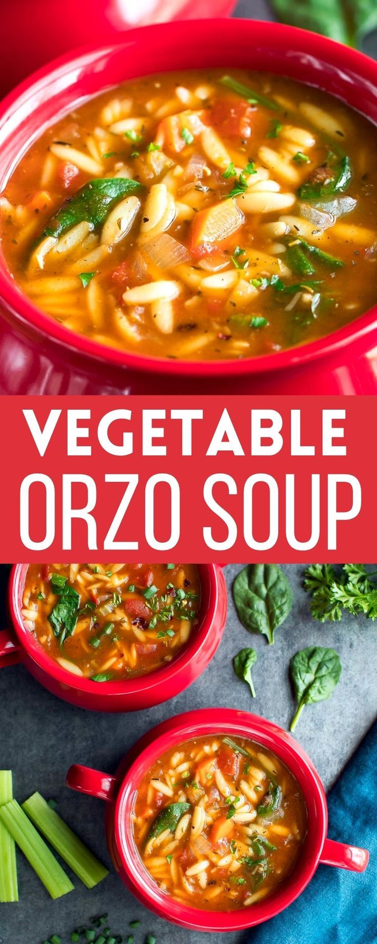 orzo soup with fresh vegetables Vegetable Orzo Soup, Vegetable Orzo, One Pot Orzo, Orzo Soup, Orzo Recipes, Spinach Soup, Vegetable Soup Recipes, Veggie Soup, Savory Soups