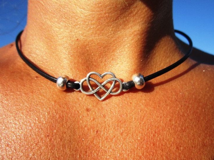 Eternity necklace heart necklace necklace girlfriend gifts | Etsy Trendy Infinity Jewelry, Elegant Clavicle Chain Choker For Valentine's Day, Elegant Heart Choker As Gift, Elegant Heart-shaped Choker Gift, Elegant Heart Shaped Choker Gift, Elegant Heart-shaped Choker For Gift, Elegant Metal Choker For Valentine's Day, Elegant Heart Charm Choker As A Gift, Elegant Heart Charm Choker For Gift